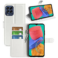 Чехол-книжка Litchie Wallet Samsung Galaxy M53 5G White DL, код: 8248772