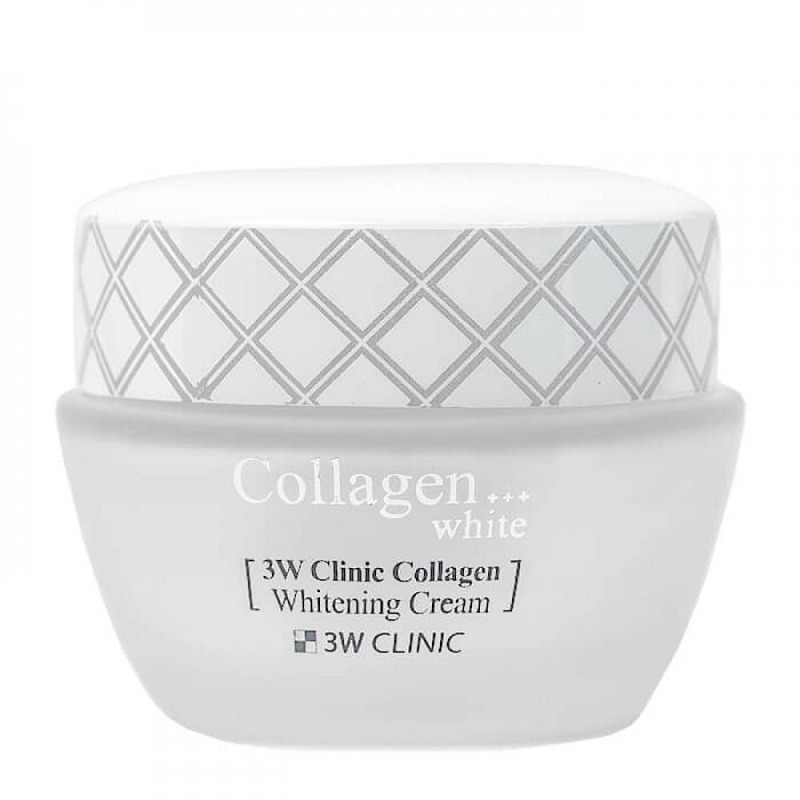 Освітлюючий крем для обличчя з колагеном 3W Clinic Collagen Whitening Cream 60 мл