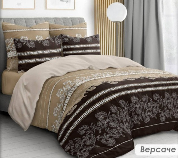 Постільна білизна бязь Версаче, фото 1