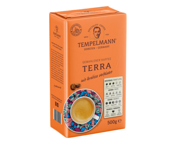 Кава Tempelmann Terra мелена 500 г