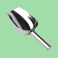 Совок для льоду сипучих продуктів та круп нержавіюча сталь L 24 cm/чаша 14*10 cm місткість 300 грам