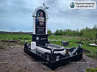 Пам'ятник воїну з граніту з кольоровим портретом № 186, фото 3