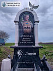 Пам'ятник воїну з граніту з кольоровим портретом № 186, фото 4