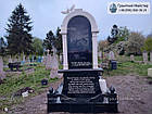 Пам'ятник воїну з граніту з кольоровим портретом № 186, фото 5