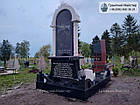 Пам'ятник воїну з граніту з кольоровим портретом № 186, фото 8