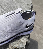 Легкие мужские кроссовки Nike Free 3.0 полномерные серые 42 27 см