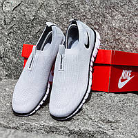 Легкие мужские кроссовки Nike Free 3.0 полномерные серые