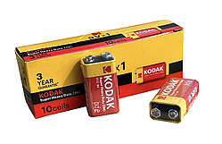 Батарейки Kodak 6F22 9V сольові крона