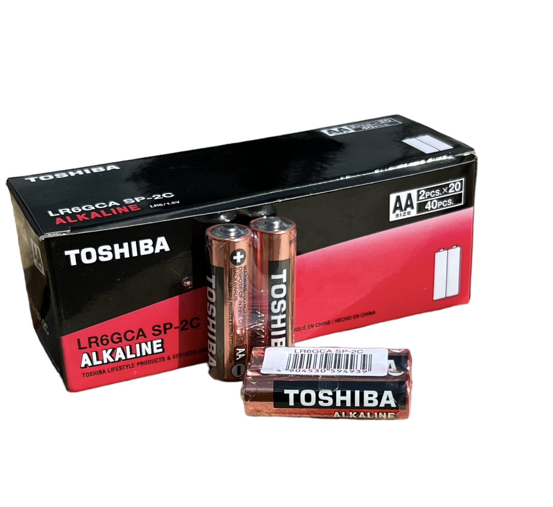 Батарейки AA LR6 Toshiba Alkaline, фото 1