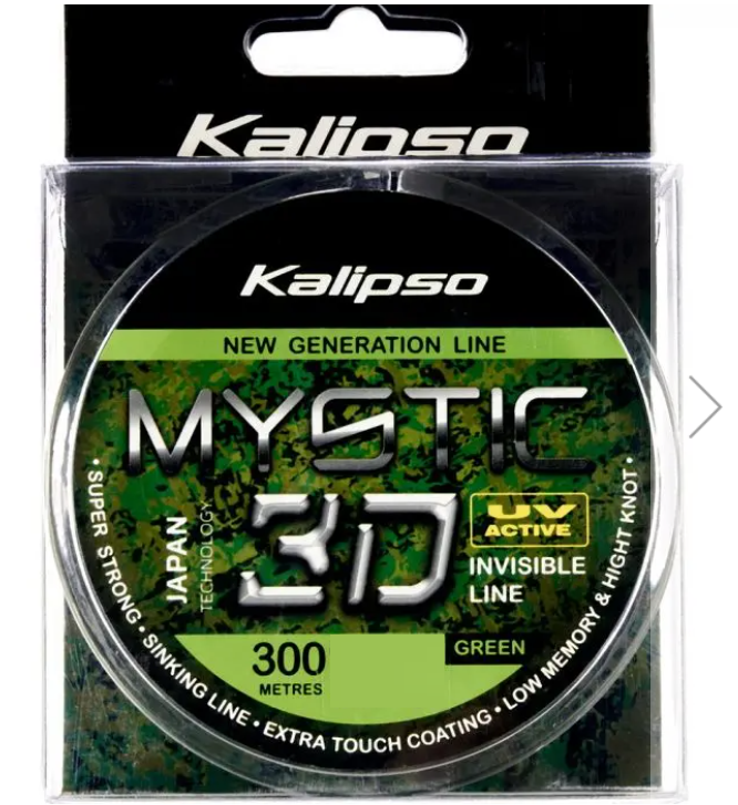 Жилка Kalipso Mystic 3D Green 300m 0.25mm