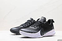 Eur45 Коби Nike Kobe Mamba Fury черные мужские баскетбольные кроссовки