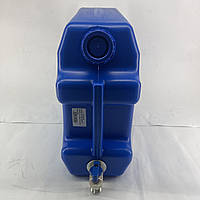 Бачок для води 10л. синій з металевим краном