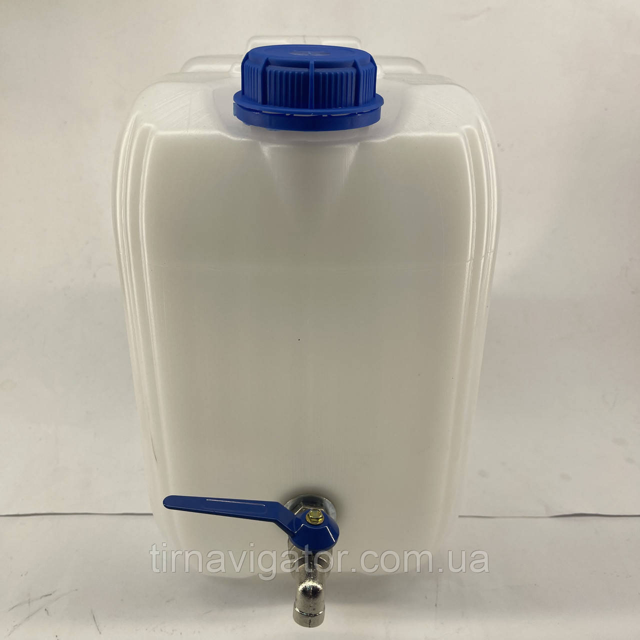 Бачок для води 10л. білий з металевим краном, фото 1
