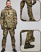Тактические военные мужские штаны мультикам с затяжками под коленями штурмовые мультикам штаны реп стоп