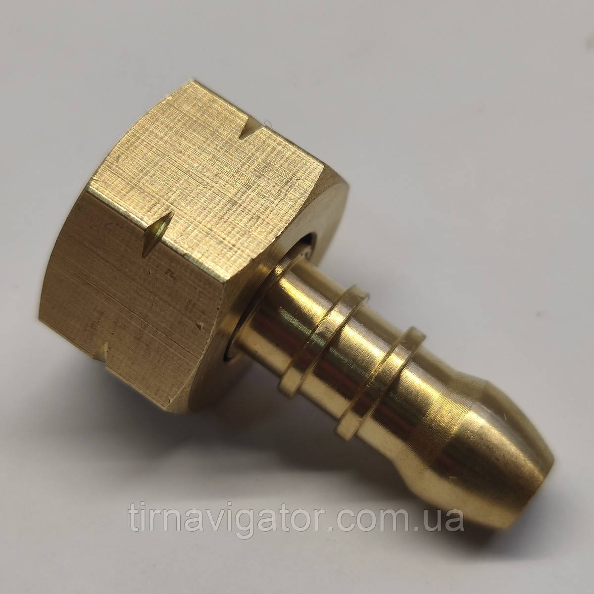 Штуцер перехідник 3/8"L на польс.газ. балон на шланг