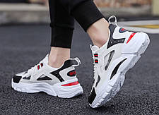 Практичні білі чоловічі кросівки, 40 - 44, фото 3