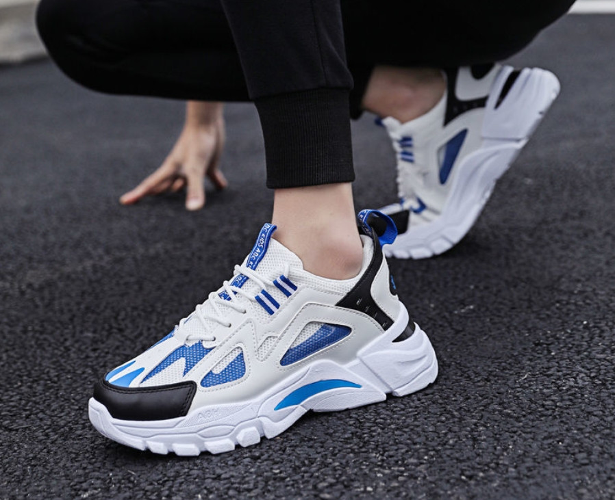 Практичні білі чоловічі кросівки, 40 - 44