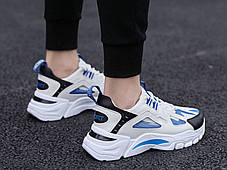 Практичні білі чоловічі кросівки, 40 - 44, фото 2