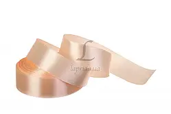 Стрічка атласна 25 мм (персиковий)