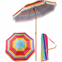 Зонт пляжный, садовый ROYOKAMP (180см) 1036175