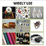 Клей "Стелс" для ПВХ і ТЕП швидкозахоплюваний, універсальний для шкіри дерева тканини та скла. 40 мл. Прозорий,, фото 3