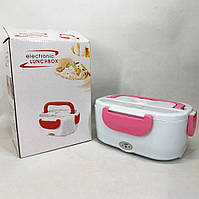 Ланч бокс электрический с подогревом Lunch Heater 220 V Pro. TP-729 Цвет: розовый