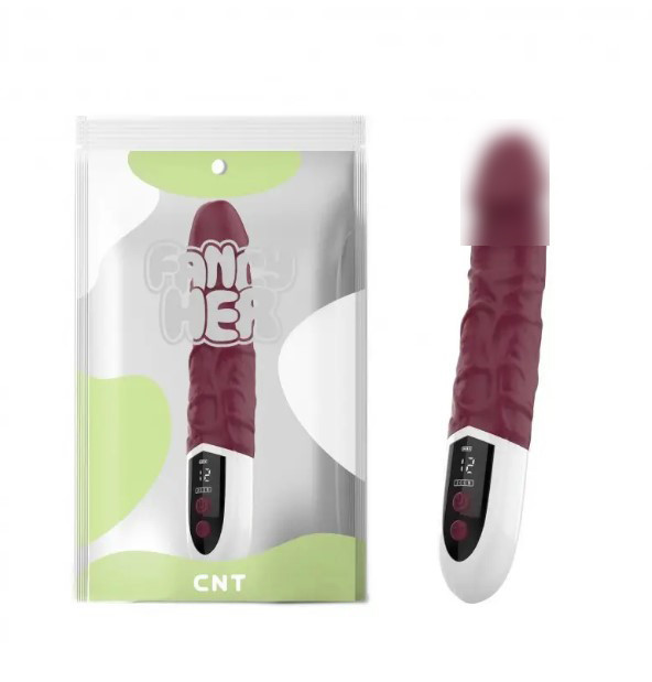 Вибратор LCD Screen Dildo Vibrator Red, фото 1