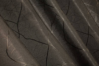 Шторна тканина льон рогожка, колекція "Савана". Висота 2,8 м. Колір какао. Код 631ш