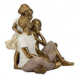 Декоративна статуетка "Теплі обійми", 16 см з полістоуна, фото 3