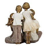 Декоративна статуетка "Теплі обійми", 16 см з полістоуна, фото 4