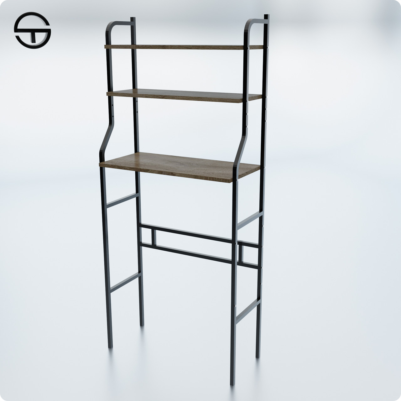 Стійка для санвузлів DROPE. Стелаж для речей, побутової хімії. Аксесуари для санвузла, фото 1