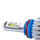 Світлодіодні автомобільні LED лампи для фар H11 TurboLed T1 Комплект автоламп 2 шт, фото 4