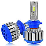 Світлодіодні автомобільні LED лампи для фар H11 TurboLed T1 Комплект автоламп 2 шт, фото 10