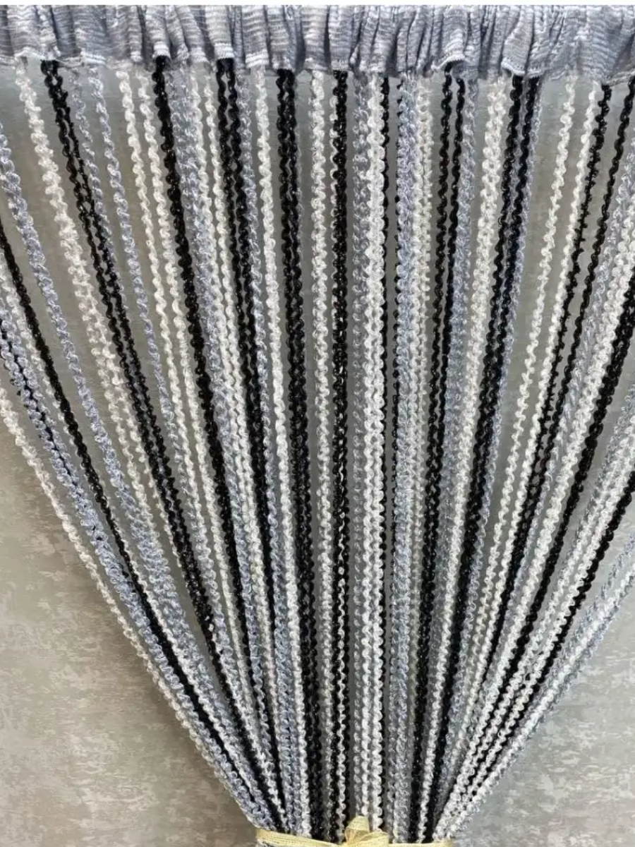 Нитяна Штора Кисея Спіраль