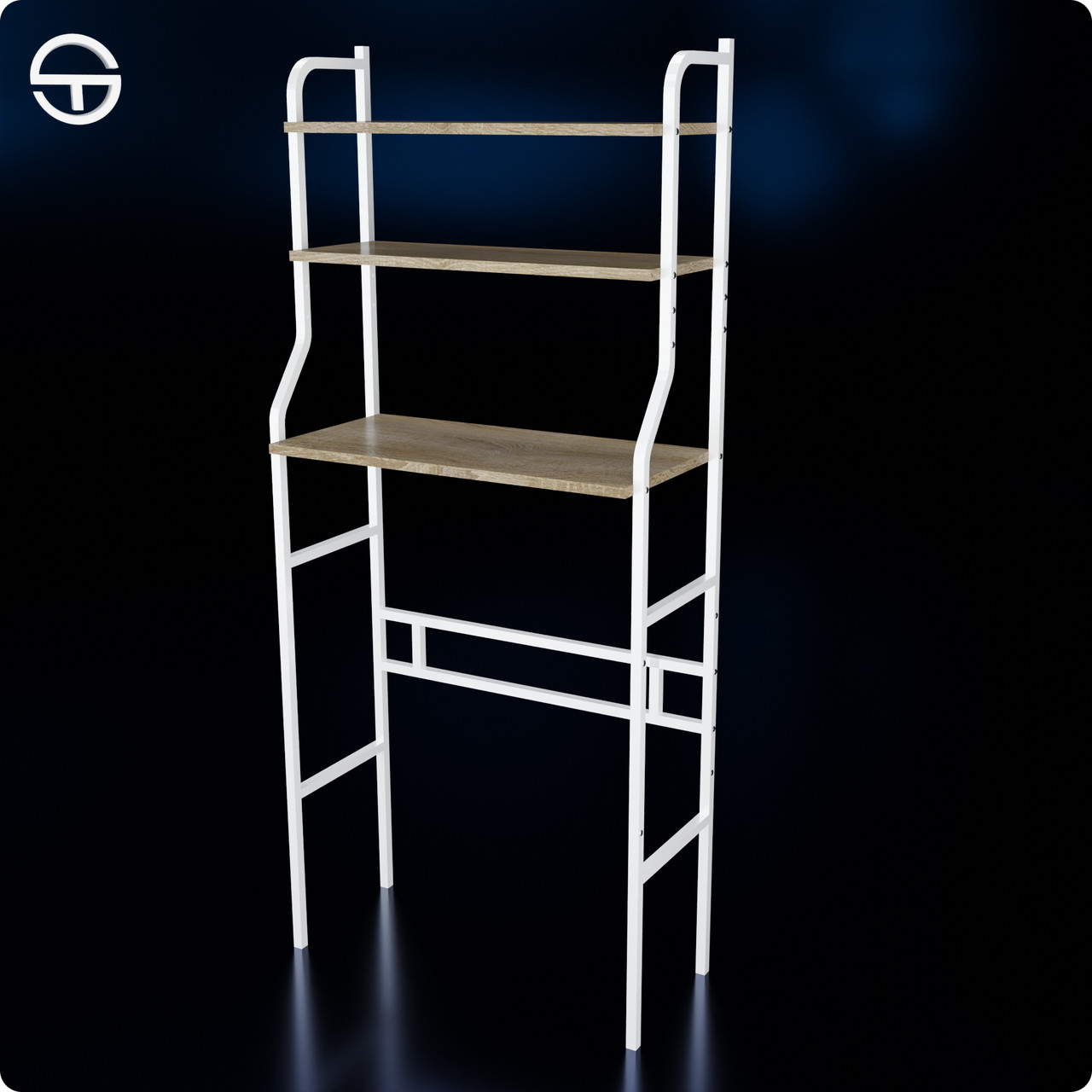 Стійка для санвузлів DROPE. Стелаж для речей, побутової хімії. Аксесуари для санвузла, фото 1