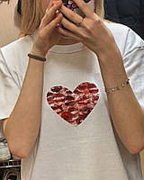 Чоловіча футболка з поцілунками набір для створення поцілунків на футболці подарунковий набір