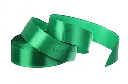 Стрічка атласна 25 мм ( зелена)