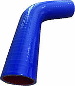 70-1303001 Патрубок радіатора МТЗ верхній d=38мм, L=270мм (силікон-синій) (STARPARTS)