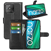 Чехол-книжка Litchie Wallet Realme Narzo 50A Black PS, код: 8115843