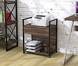 Тумба мобільна LD L-540 Біла. Тумбочка для дому та офісу, фото 3