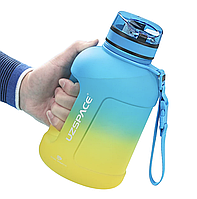 Спортивная бутылка UZSPACE Frosted 1700 мл (Blue-Yellow)