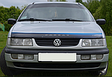 Дефлектор капота на Volkswagen Passat В4 седан/універсал 1993-1997 Мухобійка на Volkswagen Passat В4, фото 5
