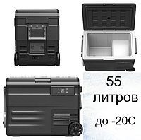 Компресорні автохолодильники для відпочинку на природі Охолодження до -20 Фреоновий авто-холодильник у машину