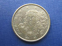 Монета 10 евроцентов Италия 2017