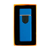Электрозажигалка USB ZGP ABS, сенсорная зажигалка электрическая спиральная. ZR-486 Цвет: синий