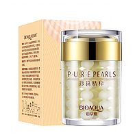 Крем - гель для обличчя зволожуючий Bioaqua Pure Pearls, з перлами, 60г