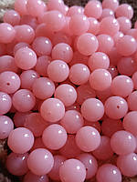 Акрилові намистини "конфетка" Розмір 14 мм. Колір рожево-персиковий. Ціна вказана за 1 шт.
