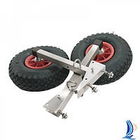 Транцеві колеса для надувних ПВХ човнів BVS КТ270Н нержавіюча сталь з максимальною навантаженням 200 кг тип трансформер