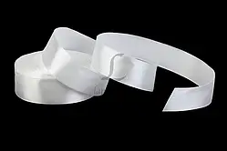 Стрічка атласна 25 мм (біла)