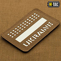 M-Tac нашивка Ukraine Laser Cut Coyote/GID, фото 4